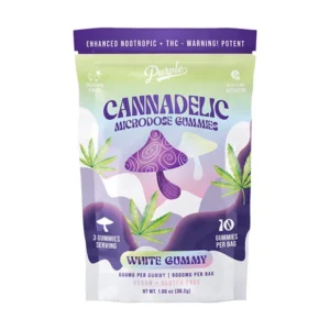 Purple Cannadelic Microdose Gummies