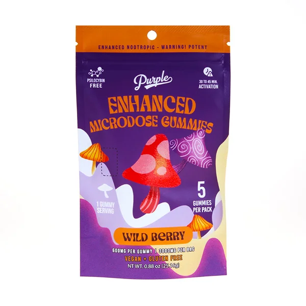 Purple Magic Enhanced Microdose Mushroom