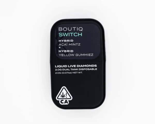 Boutiq SWITCH – Liquid Live Diamond – Acai Mintz + Yellow Gummiez