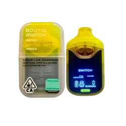 Boutiq Switch V4 pink Lemonade X mango 2g Dual Tank Disposable